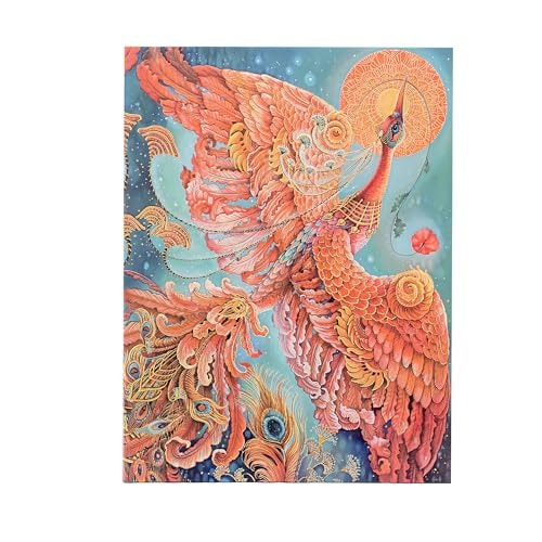 Firebird (Birds of Happiness) Ultra Unlined Hardback Journal (Elastic Band Closure)