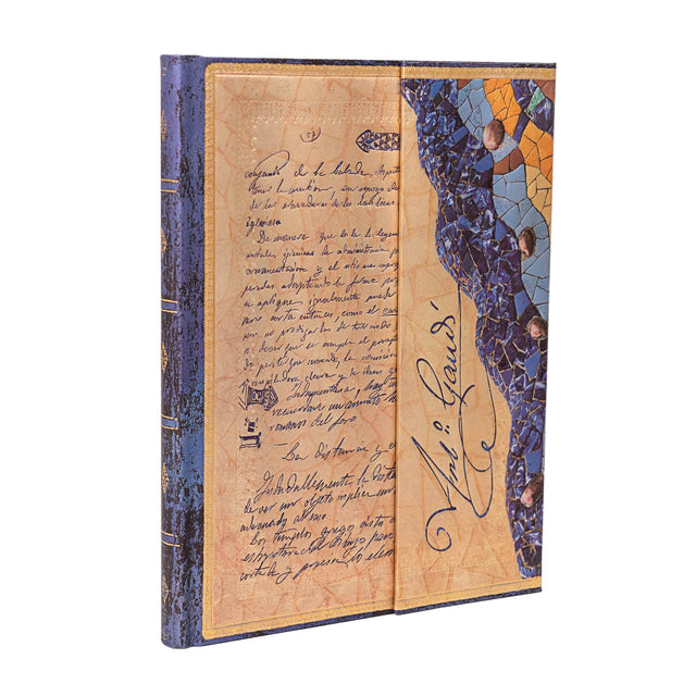 Gaudi, The Manuscript of Reus (Embellished Manuscripts Collection) Ultra Unlined Hardback Journal (Elastic Band Closure)