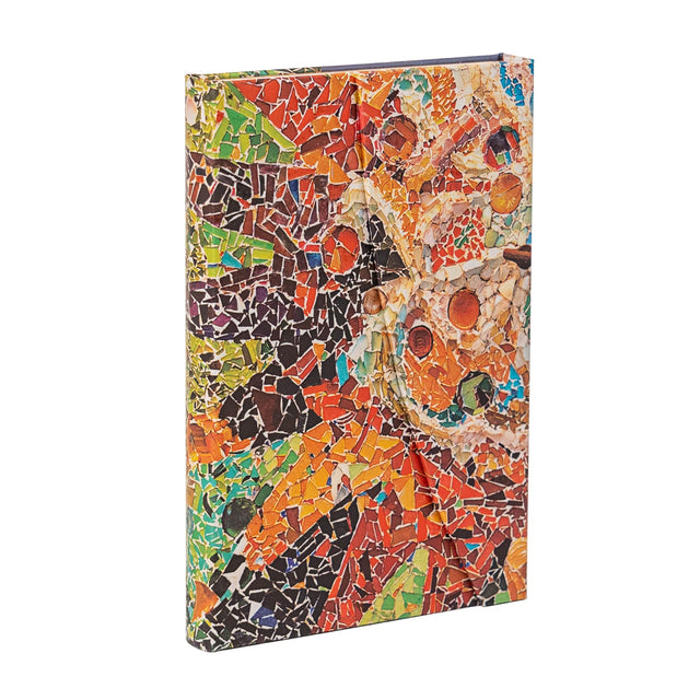 Gaudi’s Sun (Gaudi’s Mosaics) Mini Lined Hardback Journal (Wrap Closure)