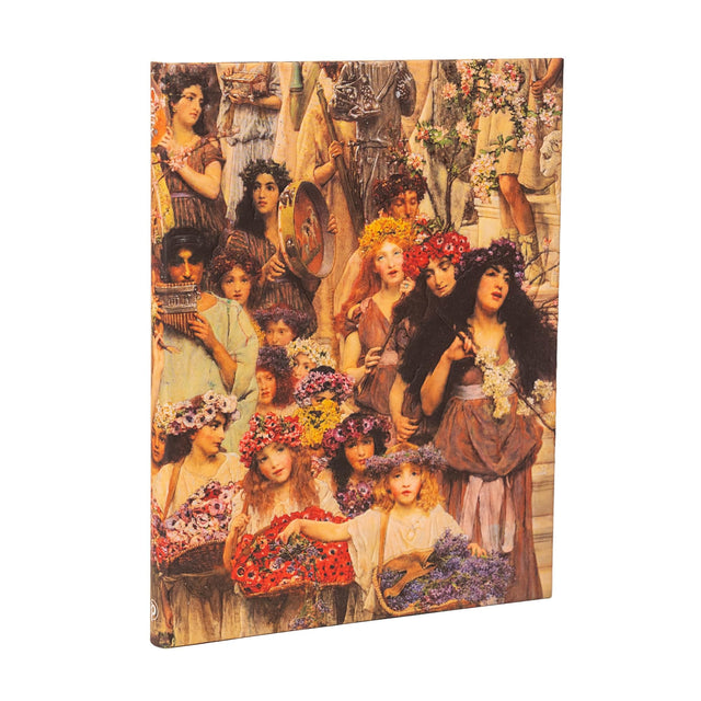 Spring (Lawrence Alma-Tadema) Ultra Lined Hardback Journal (Elastic Band Closure)