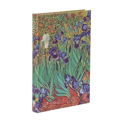 Van Gogh’s Irises Mini Unlined Hardback Journal (Elastic Band Closure)