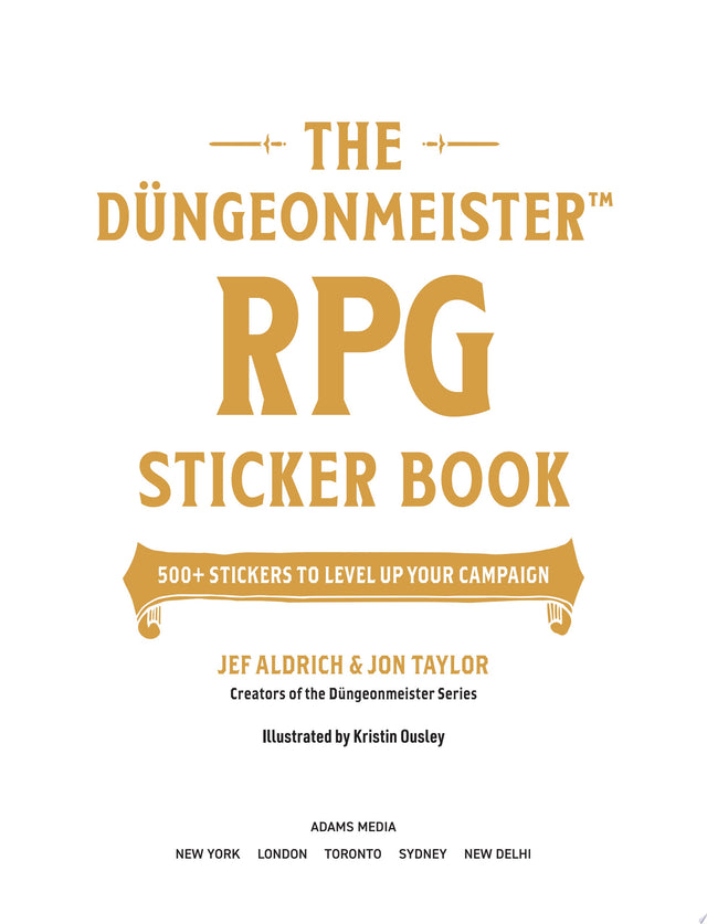 The Düngeonmeister RPG Sticker Book