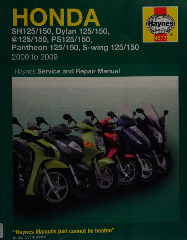 Honda 125 Scooters (SH, SES, NES, PES & FES 125) (00 - 09)