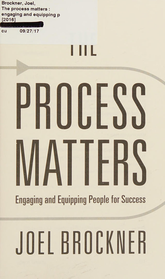 The Process Matters