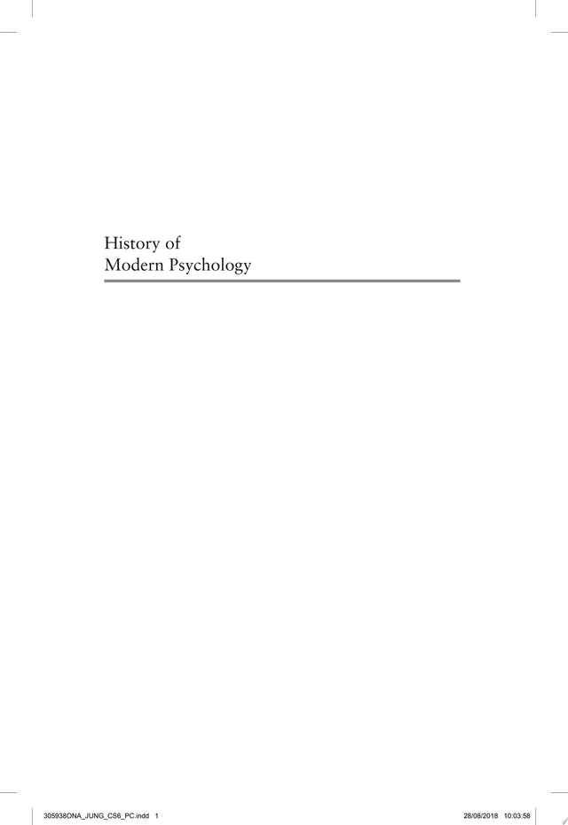 History of Modern Psychology