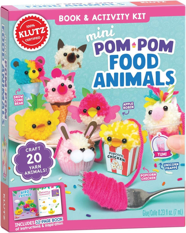 Mini Pom-Pom Food Animals