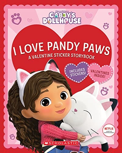 I Love Pandy Paws: A Valentine Sticker Storybook (DreamWorks: Gabby's Dollhouse)