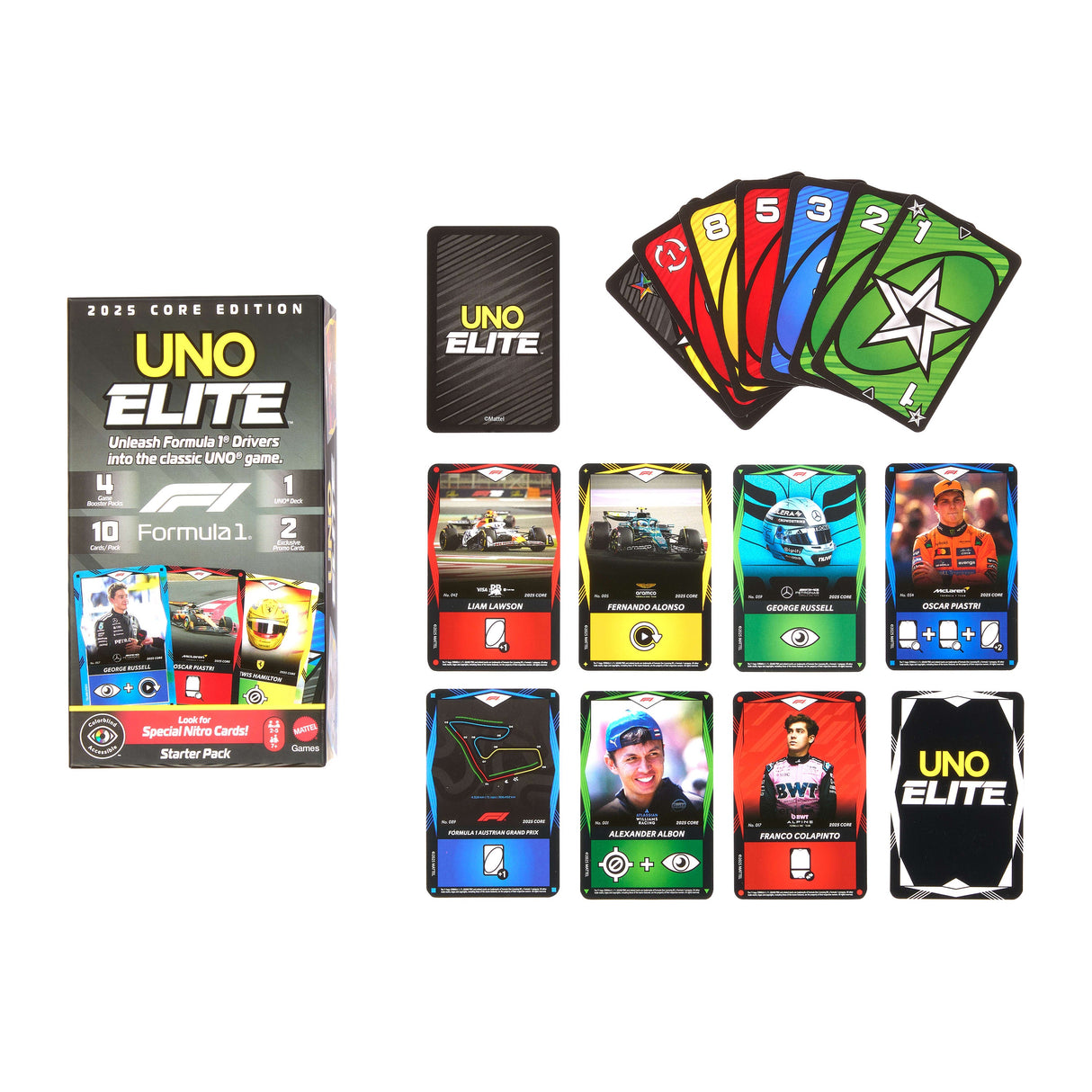 UNO Elite: Formula 1 2025 - Core Edition Starter Pack