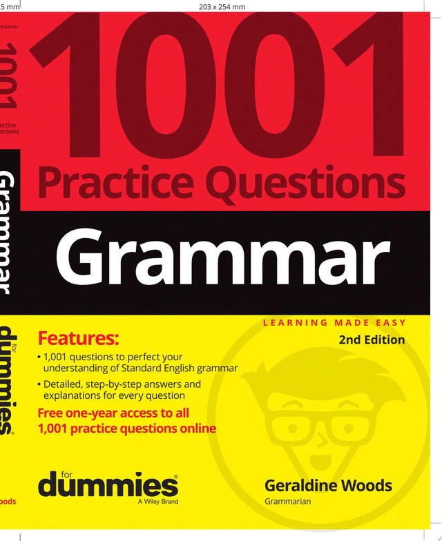 Grammar: 1001 Practice Questions For Dummies (+ Free Online Practice)