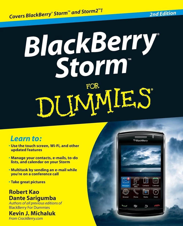 BlackBerry Storm For Dummies 2e
