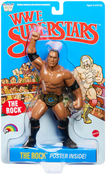 WWE LJN Superstars Action Figure - The Rock