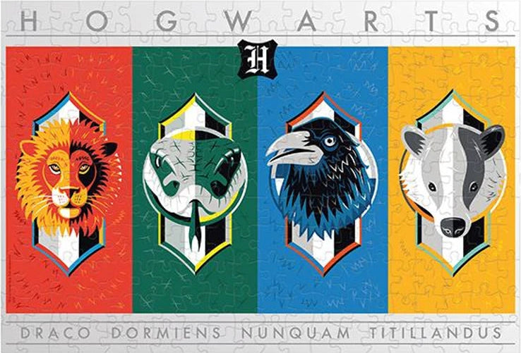Harry Potter Puzzle - House Crests 500pc
