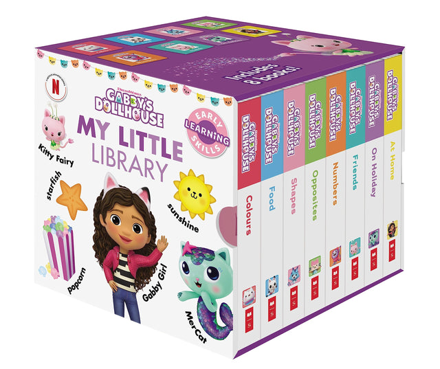 Gabby’S Dollhouse: My Little 8-Book Library Cube (Dreamworks)