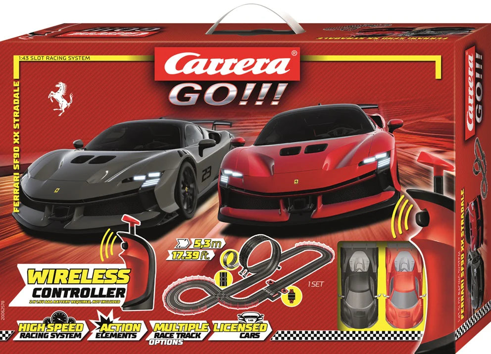 Carrera GO!!! Ferrari Supercar Power Slot Car Set - Wireless