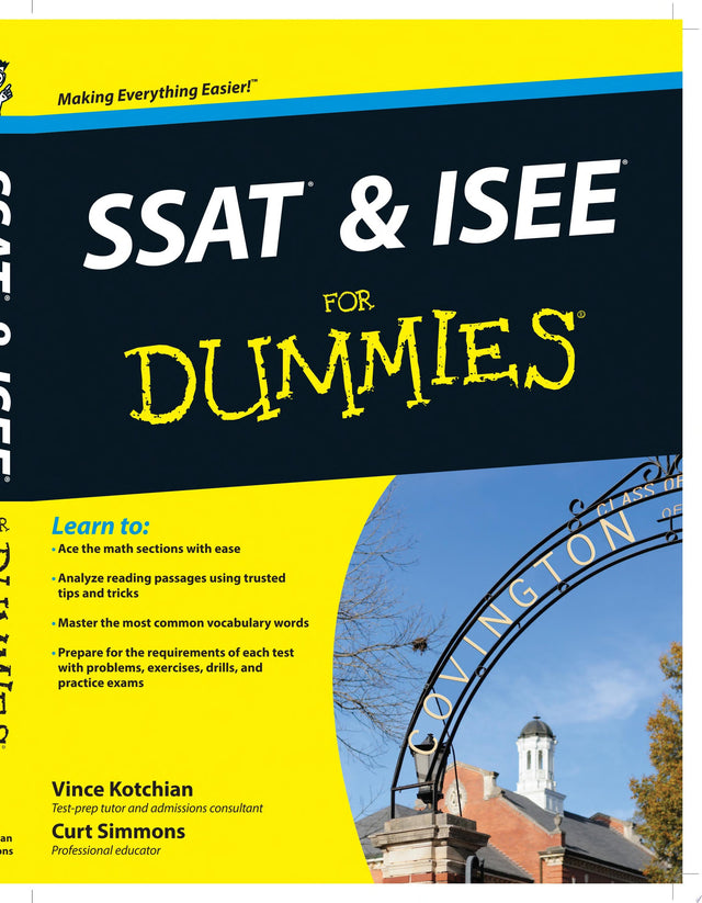 SSAT and ISEE For Dummies