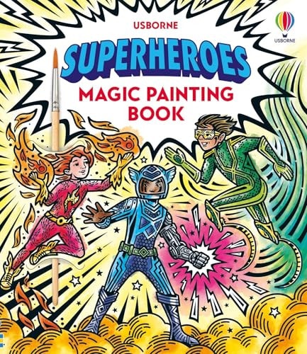Superheroes Magic Painting Book