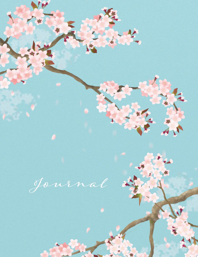 Spring Cherry Blossoms Journal