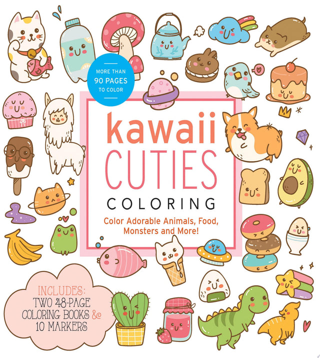 Kawaii Cuties Coloring Kit