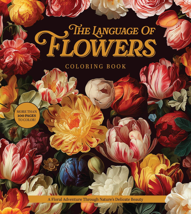 The Language of Flowers Coloring Book