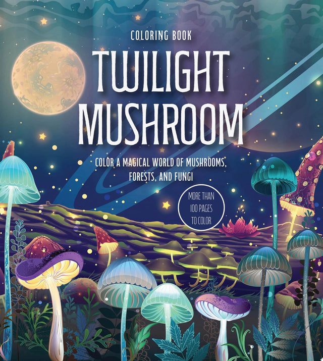 Twilight Mushroom Coloring Book