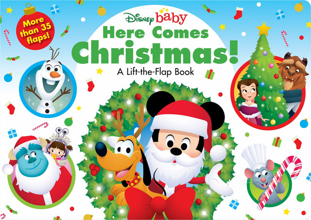Here Comes Christmas! (Disney Baby: A Lift-the-Flap Book)