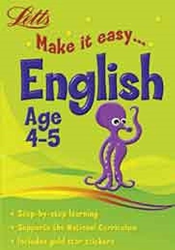 Letts Make it Easy: Maths Age 4-5