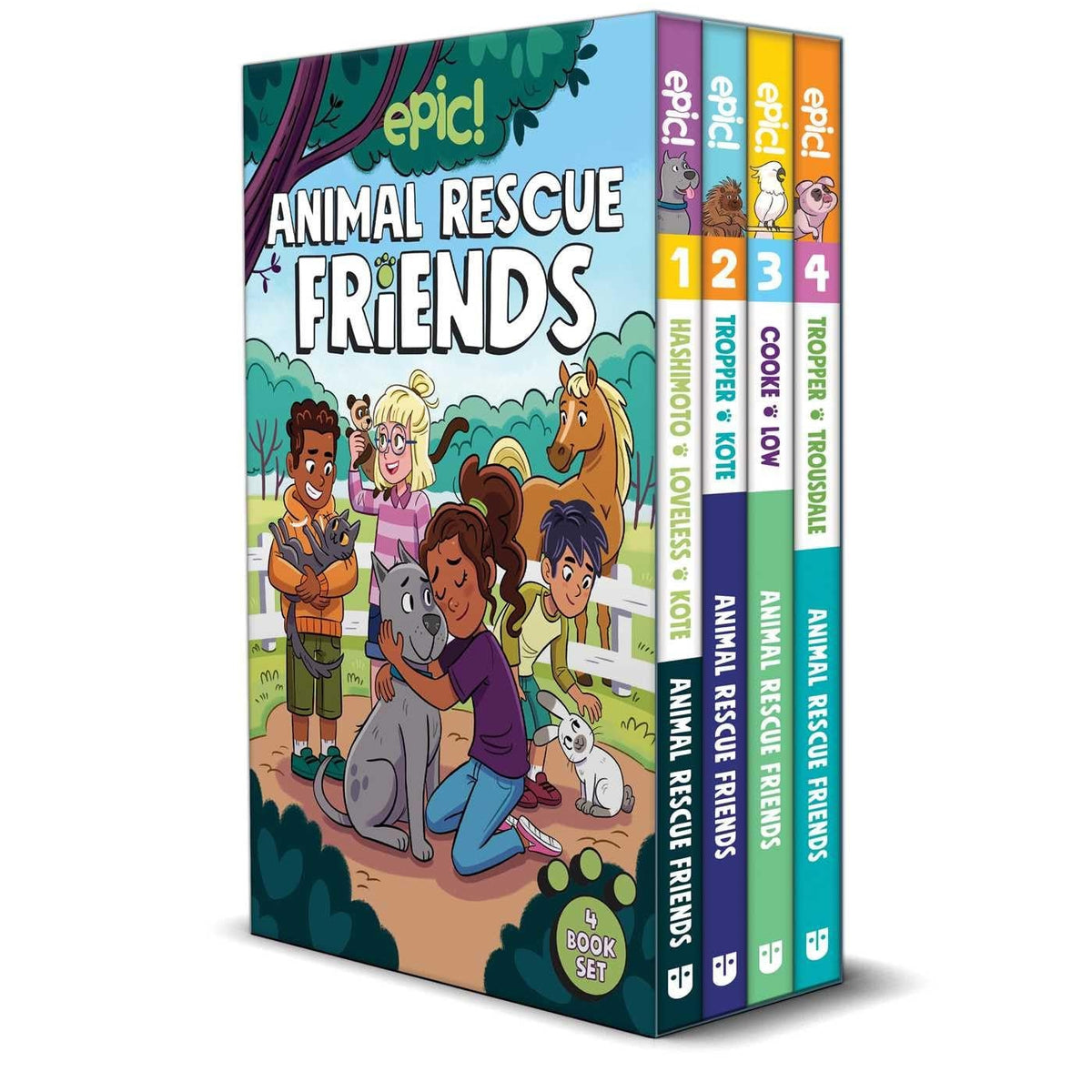 Animal Rescue Friends Box Set by Jana Tropper, Meika Hashimoto and
