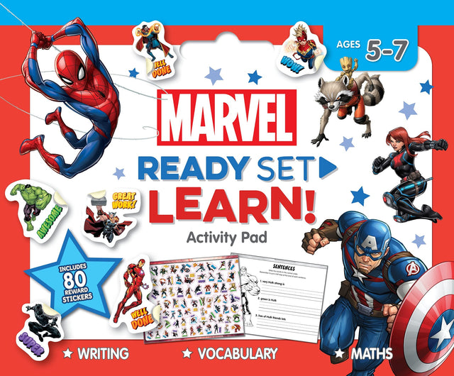 Marvel: Ready Set Learn! Activity Pad (Ages 5-7 Years)