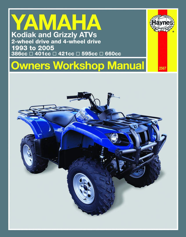 Yamaha Kodiak & Grizzly ATVs (93 - 05) Haynes Repair Manual