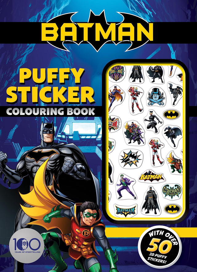 Batman: Puffy Sticker Colouring Book (DC)