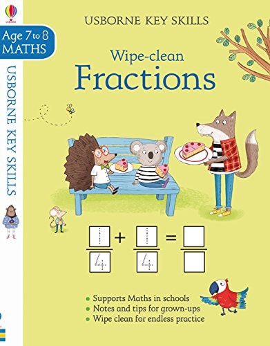 Wipe-clean Fractions 7-8
