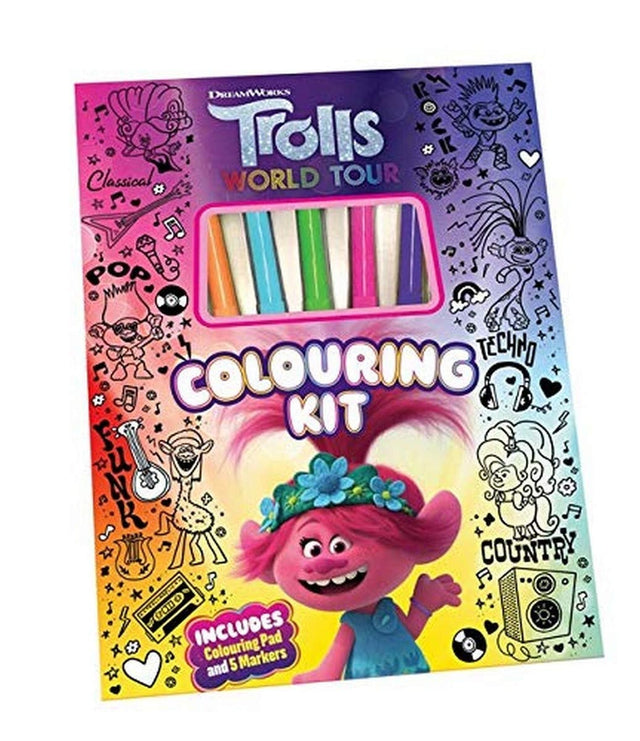 Trolls World Tour: Colouring Kit (DreamWorks)