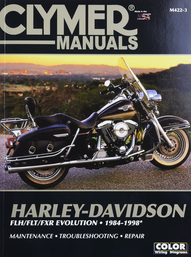 Harley-Davidson Road King, Electra, Tour Glide, Low Rider Motorcycle (1984-1998) Clymer Repair Manual