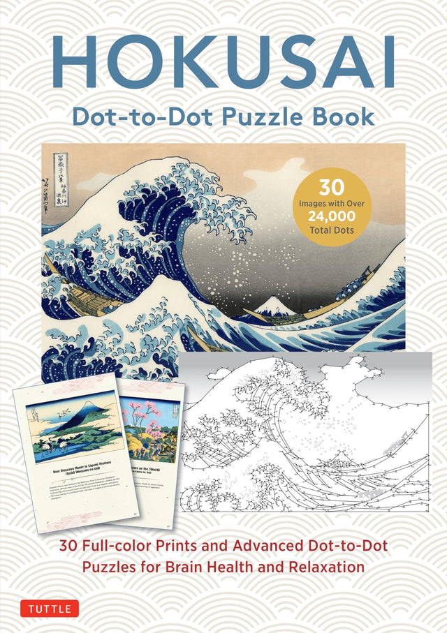 Hokusai Dot-to-Dot Puzzle Book
