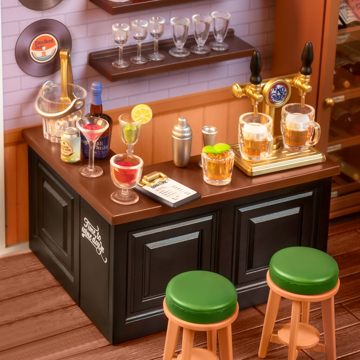 Rolife: Leisurely Cheers Bar - Super Creator Plastic DIY Miniature Puzzle