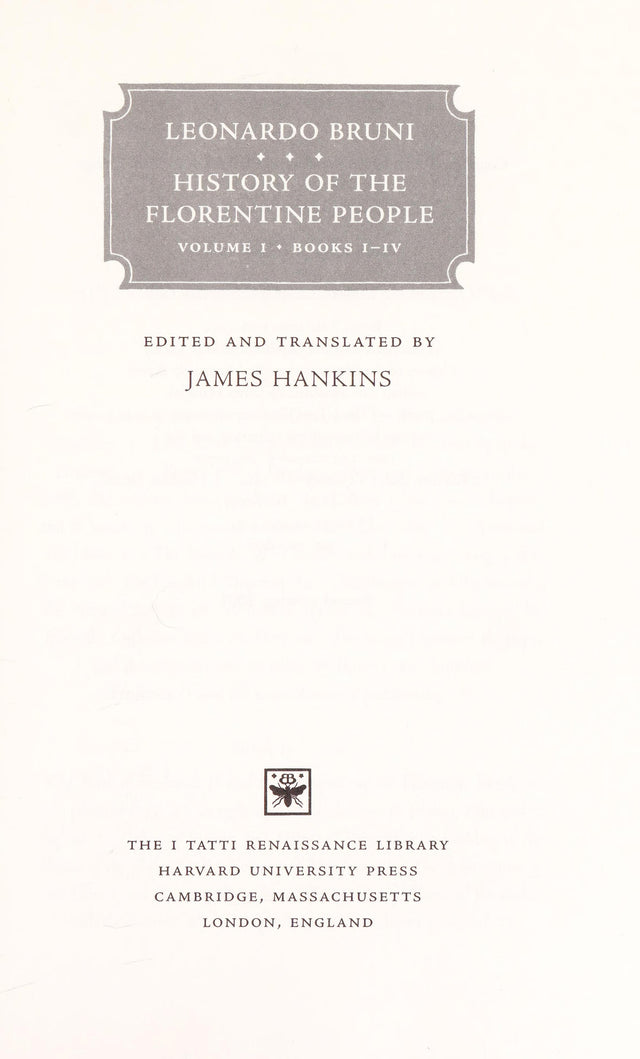 History of the Florentine People