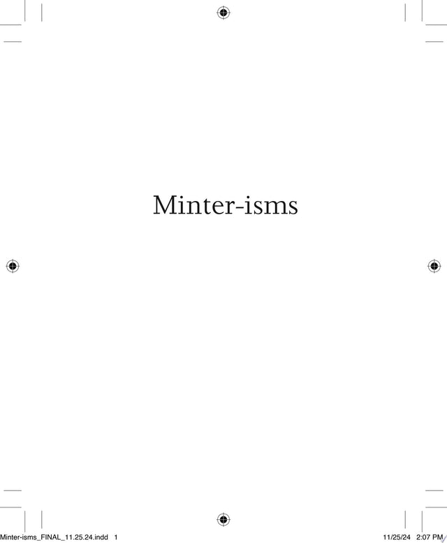 Minter-isms