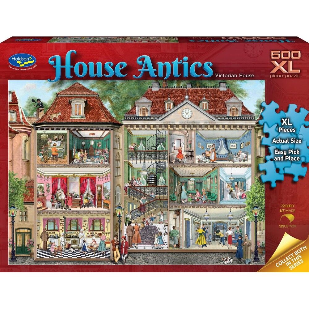 House Antics : 500 XL Jigsaw Puzzle - Victorian House