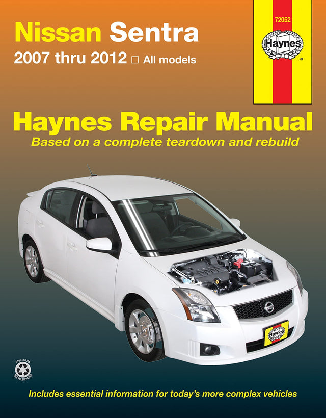 Nissan Sentra all models from (2007-2012) Haynes Repair Manual (USA)