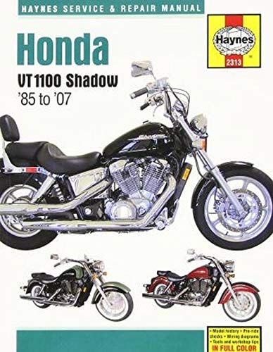 Honda VT1100 Shadow (85-07) Haynes Repair Manual