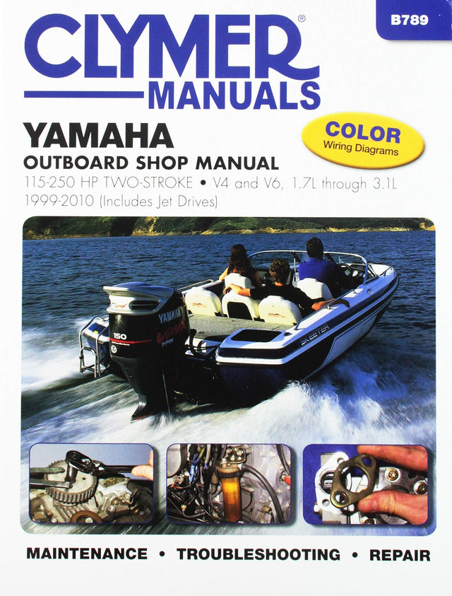Yamaha 115-250 HP 2-Stroke Outboards, V4 and V6, 1.7L through 3.1L (including Jet Drives) 1999-2010