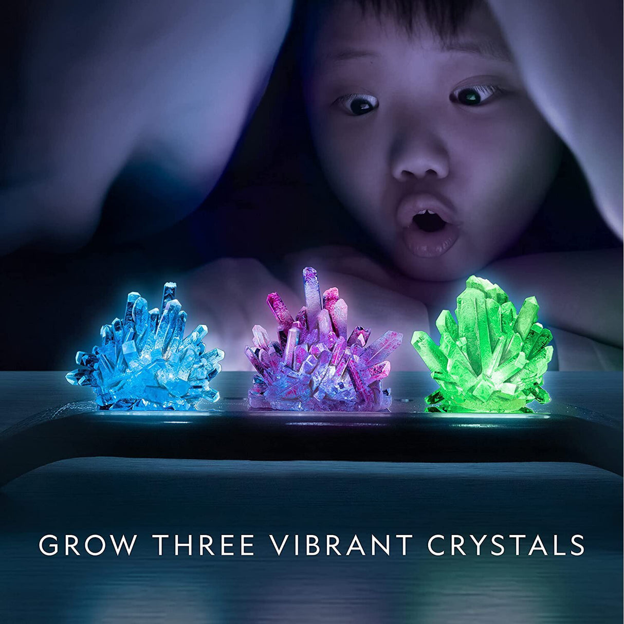 National Geographic Light Up Crystal Growing Kit