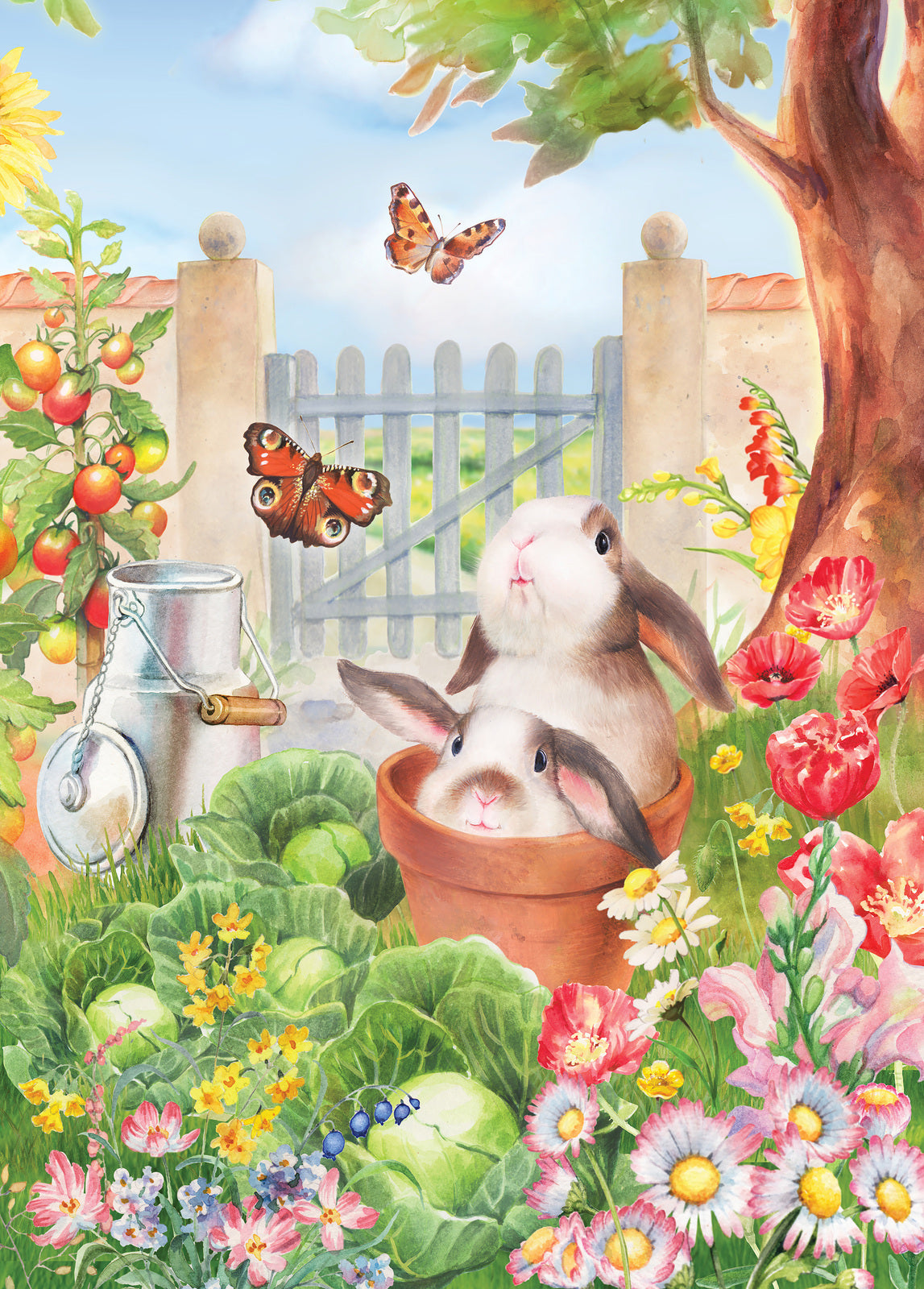 How does your Garden grow? - 1000 Piece Puzzle Terracotta Pot Pals