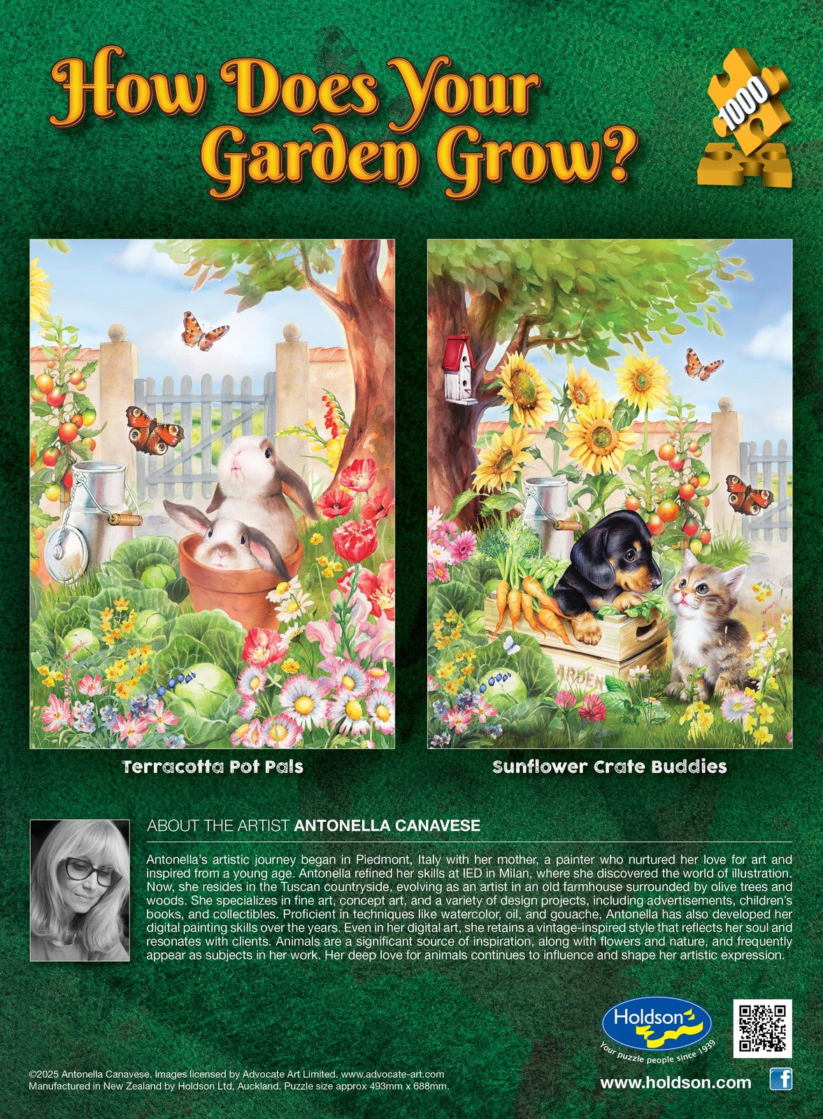 How does your Garden grow? - 1000 Piece Puzzle Terracotta Pot Pals