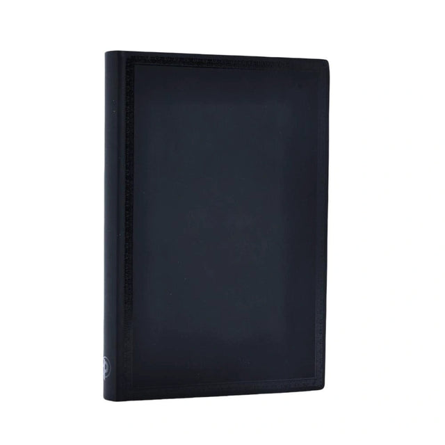Black Edition Bold (Black Edition) Mini Lined Softcover Flexi Journal (Elastic Band Closure)