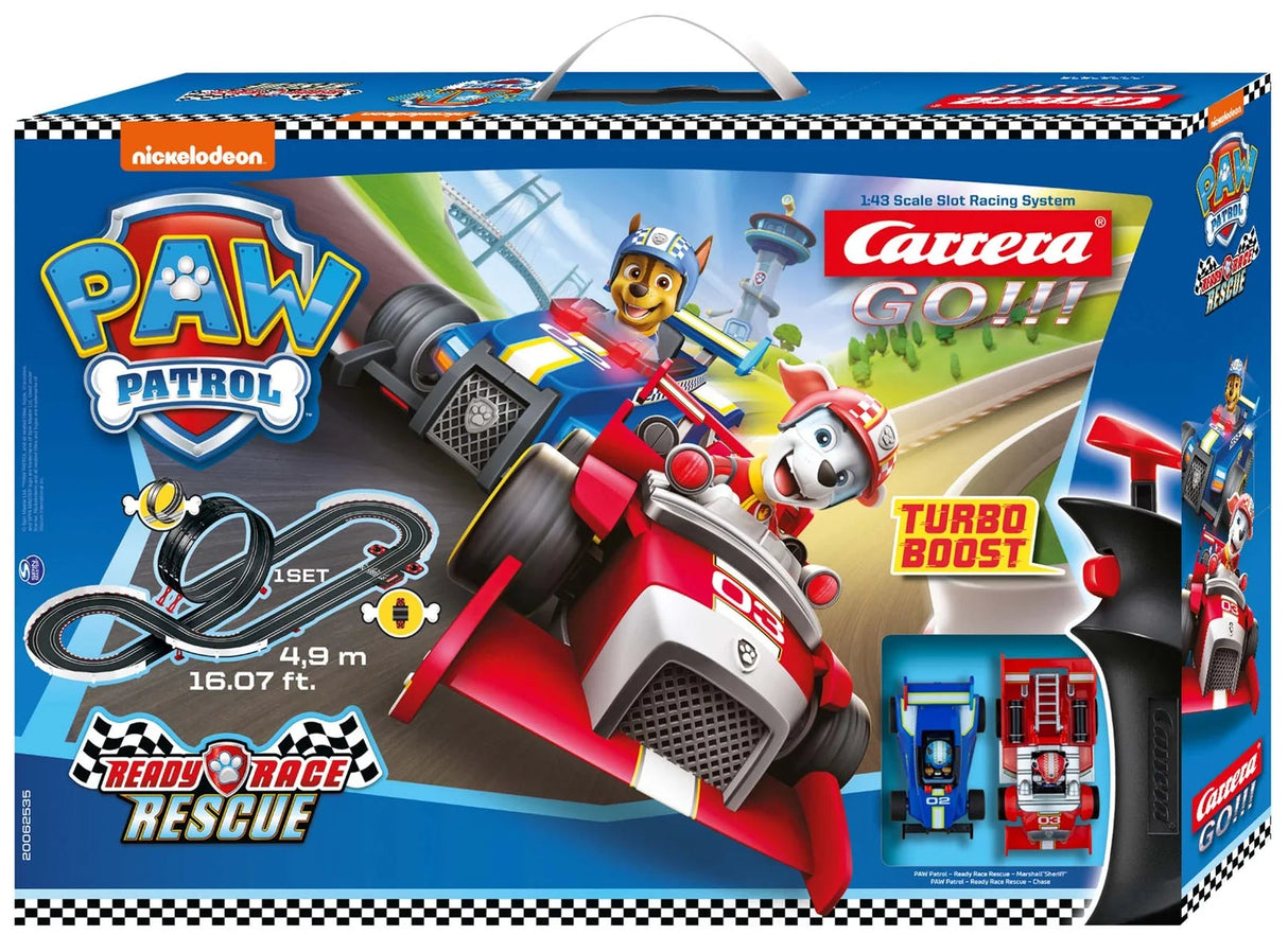 Carrera GO!!! Set Paw Patrol - Ready, Race, Rescue Slot Car Set