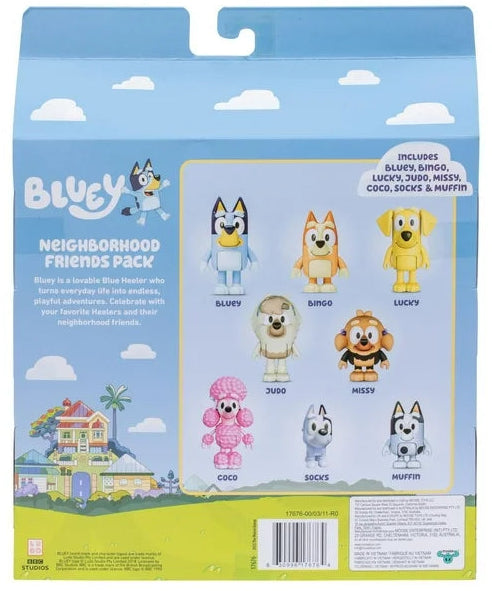 Bluey Neighbourhood Friends 8 Pack