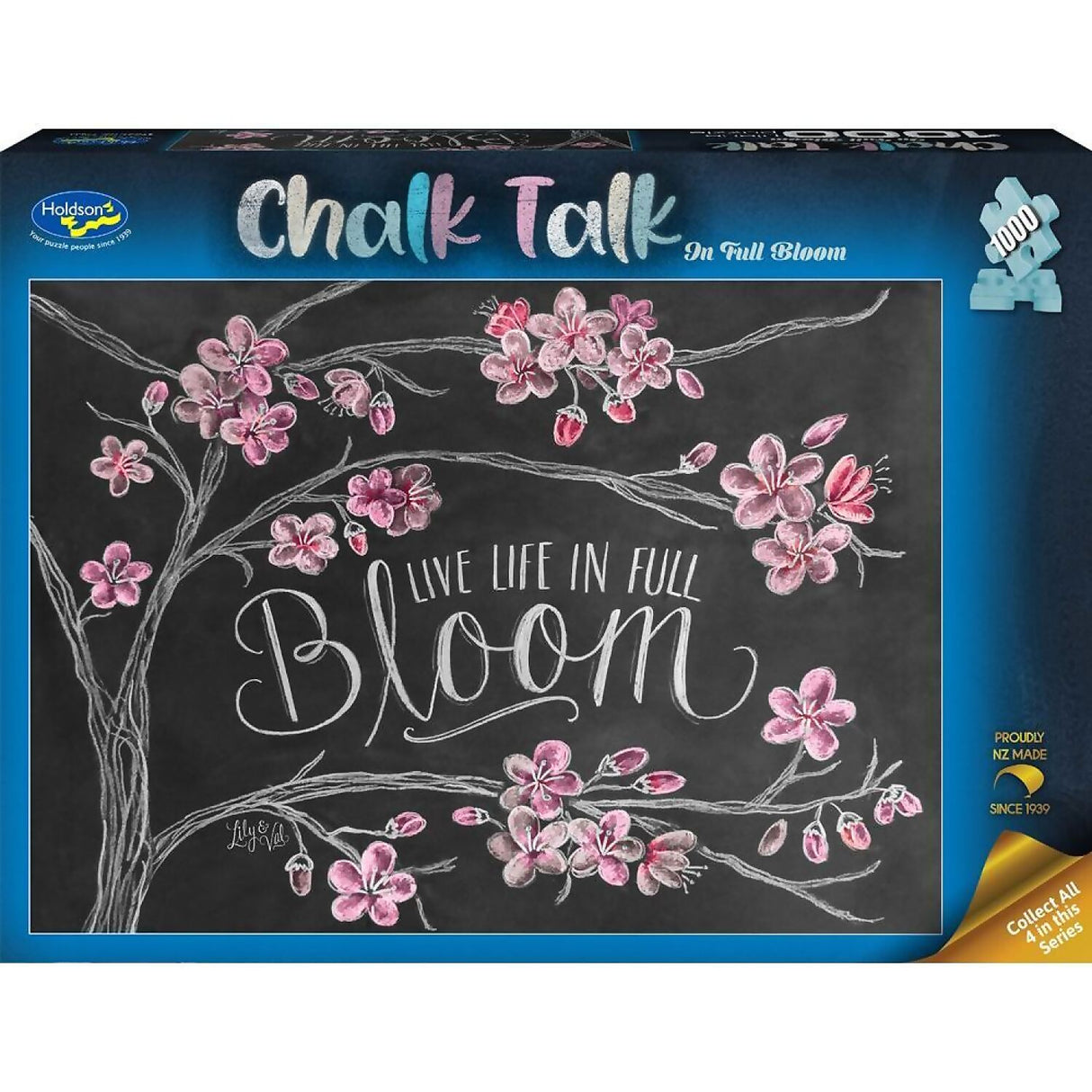 Chalk Talk - 1000 Piece Jigsaw Puzzle - In Full Bloom