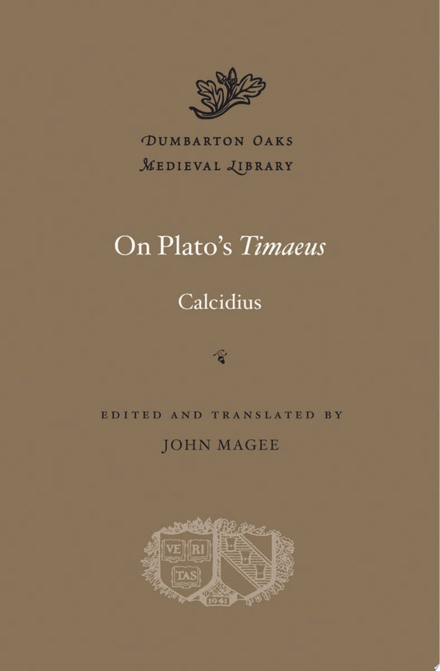On Plato’s Timaeus