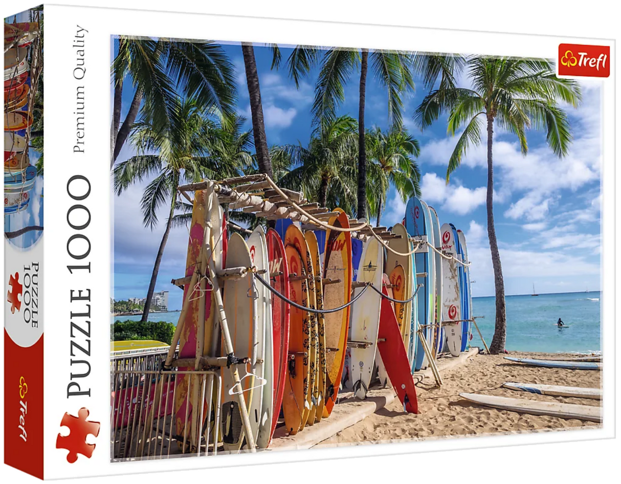 Trefl: Waikiki Beach, Hawaii - 1000pc Jigsaw Puzzle